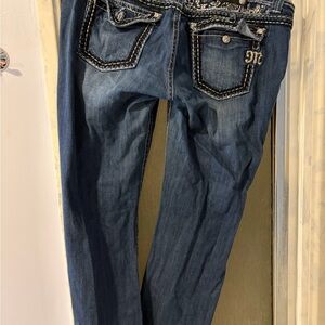 Miss Me Dark Blue Boot Cut Jeans